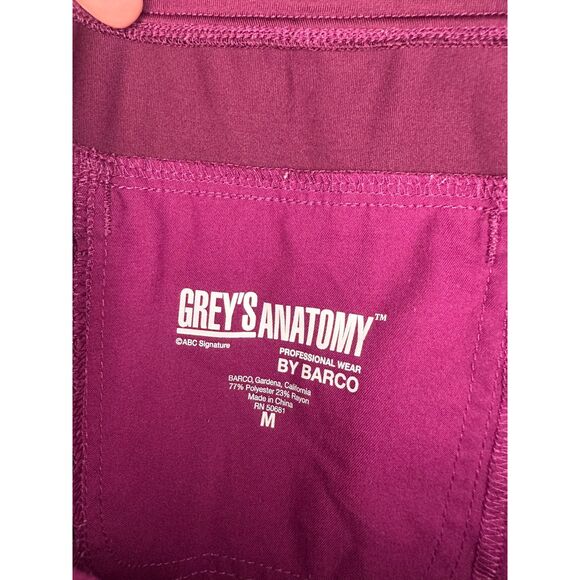Grey's Anatomy Classic Mia Scrub Pant - 6 Pocket Scrub Pants Sz M - Picture 4 of 4